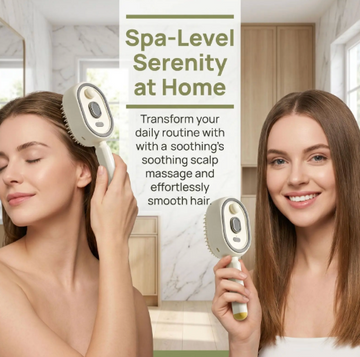 2026 Electric Steam Hair Brush – Detangle, Nourish & Revitalize